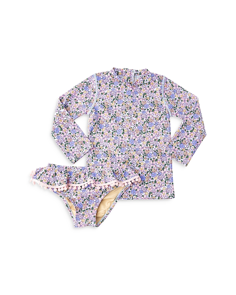 Shade Critters Girls' Rash Guard Two Piece Swimsuit - Little Kid
