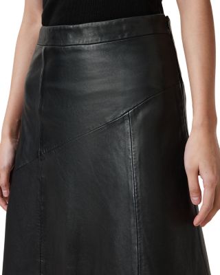 Giana Maxi Leather Skirt