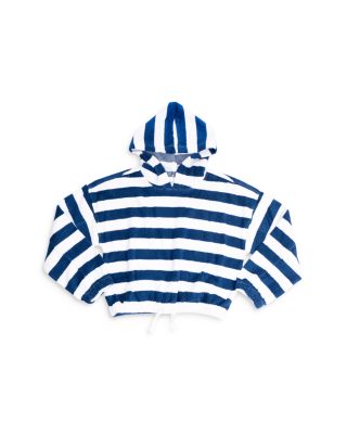Shade Critters - Girls' Striped Terry Hoodie - Little Kid