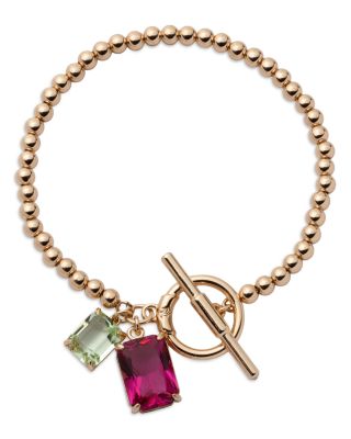 Flex Stone & Ball Bead Bracelet