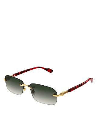 125th St Rectangle Sunglasses, 56mm