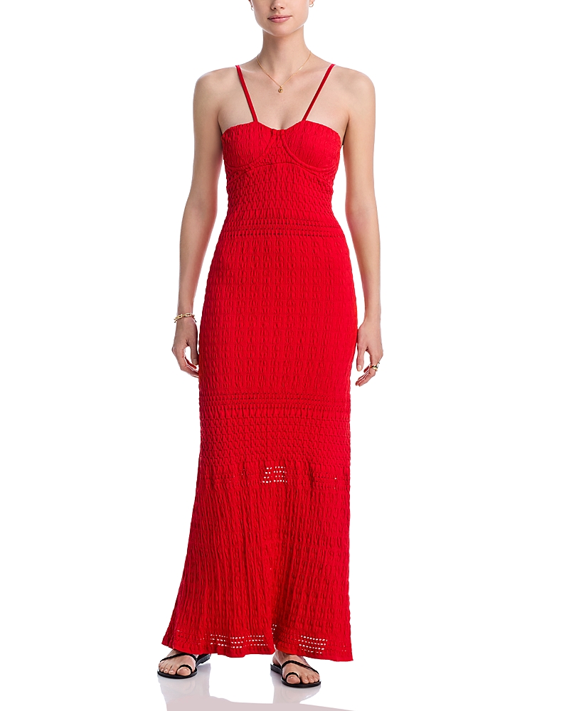 Peixoto Mara Maxi Dress In Red