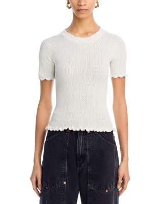 Abbie Knit Short Sleeve Tee
