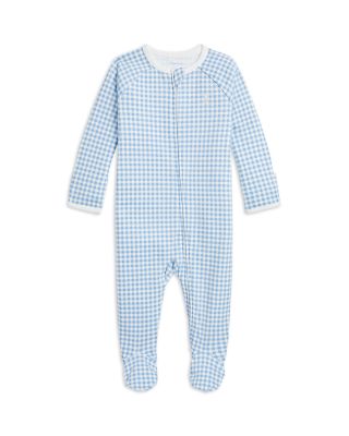 Ralph Lauren - Boys' Gingham Print Cotton Footed Coverall - Baby