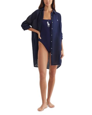 Polo Ralph Lauren - Boyfriend Shirt Swim Cover-Up