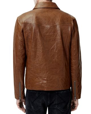 Seamed Leather Jacket