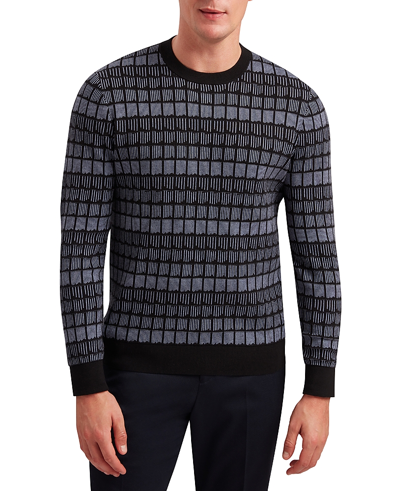 Ted Baker Osburn Crewneck Jacquard Sweater