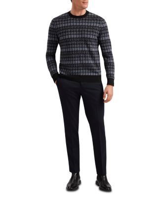 Osburn Crewneck Jacquard Sweater