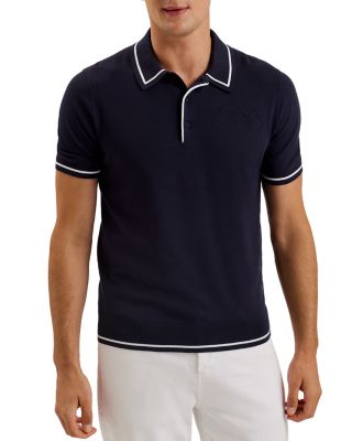 Dunow Pointelle Polo Shirt