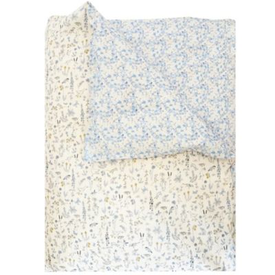  Liberty Fabric Theo Blue &amp; Mitsi Valeria Print Heirloom Quilt, Full