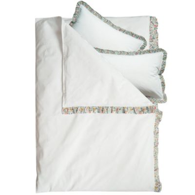  Liberty Fabric Betsy Grey Print Duvet Set, King