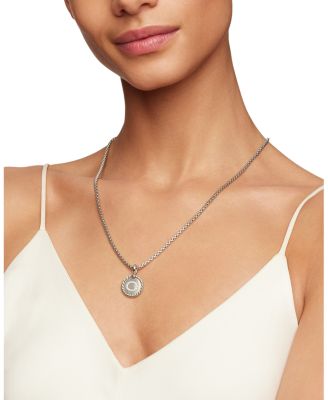 Sterling Silver Cable Collectibles Initial Charm