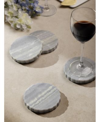 Sierra Green Onyx Coasters, Set of 4