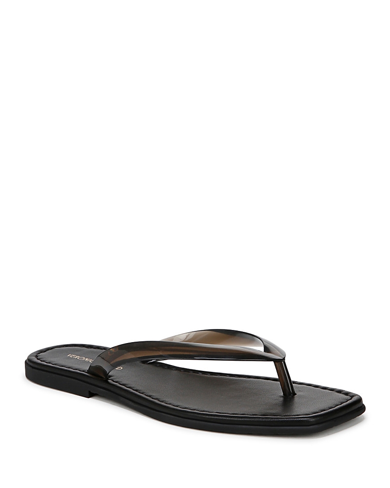Veronica Beard Clea Flip Flop In Black
