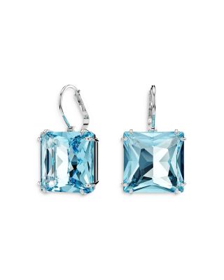 Millenia Crystal Square Cut Drop Earrings