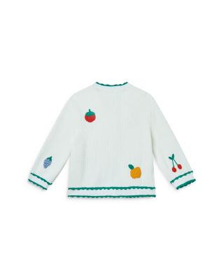 Girls' Fruit Embroidered Cardigan Sweater - Little Kid