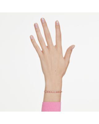 Matrix Crystal Pear Slider Tennis Bracelet