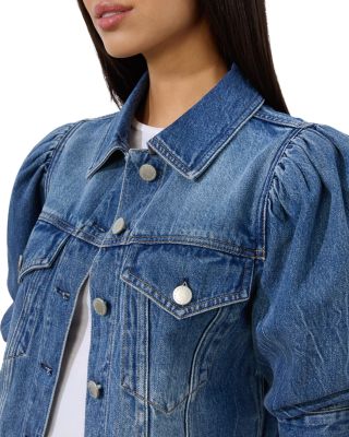 Lana Puff Sleeve Denim Jacket
