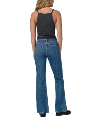 The Provocateur Mid Rise Petite Bootcut Jeans in Delight