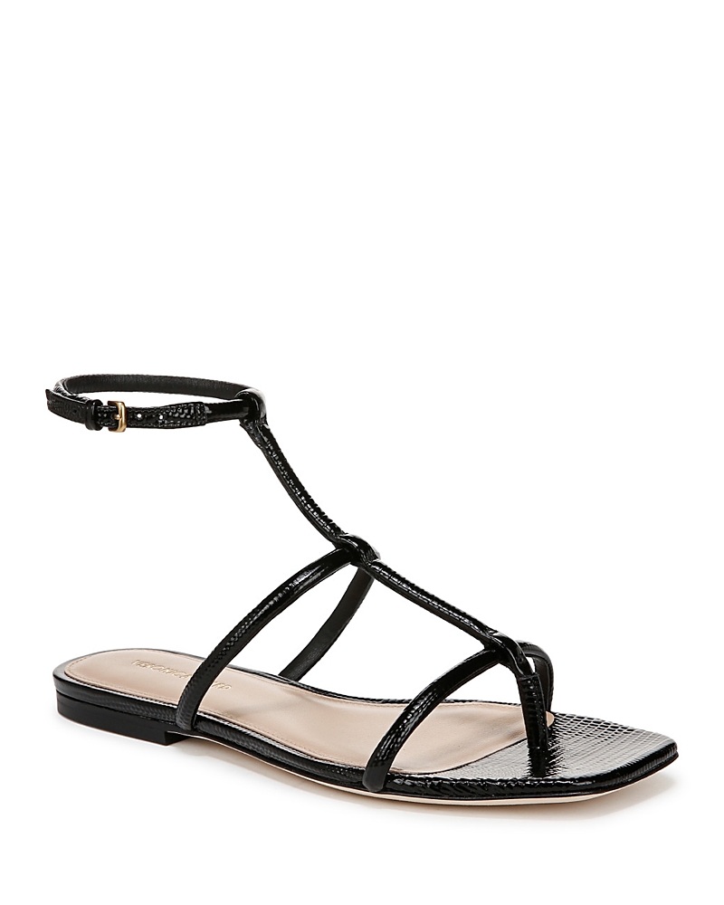 Veronica Beard Marbella Ankle Strap Sandal In Black