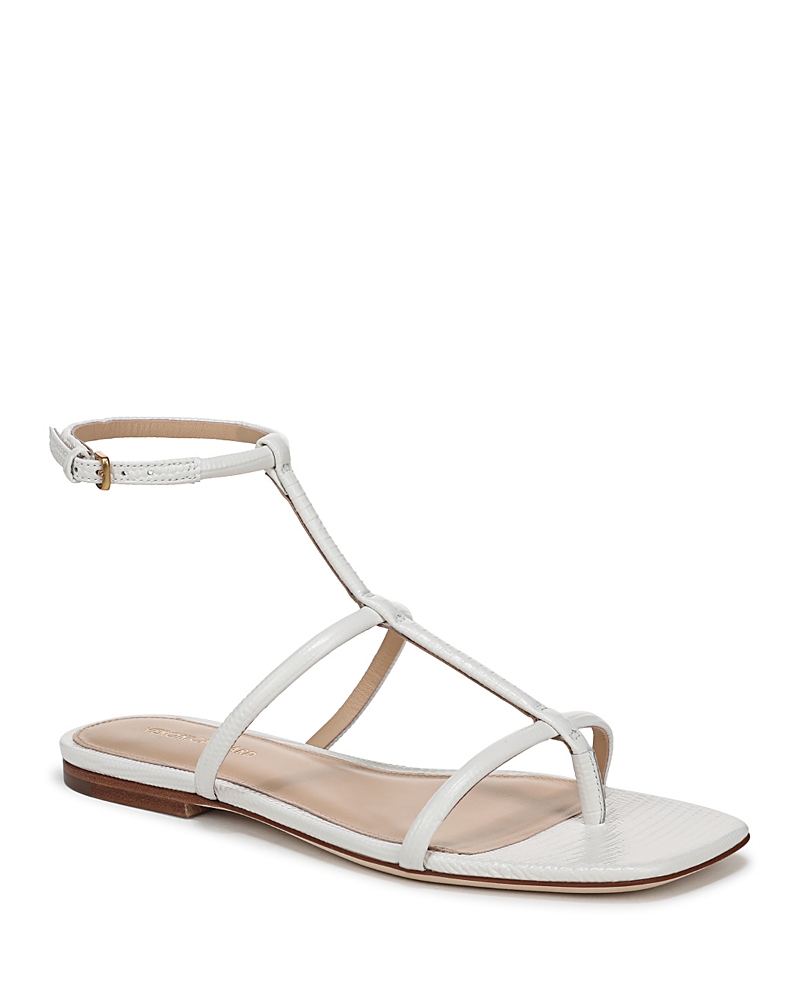Veronica Beard Women's Marabella Thong Flat Sandals In Parchment