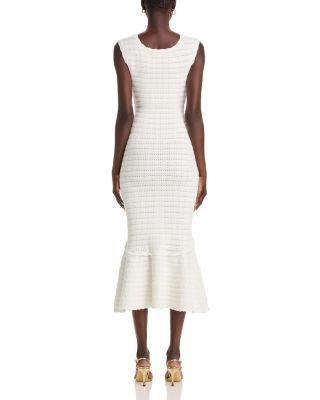 Leigh Open Knit Midi Dress