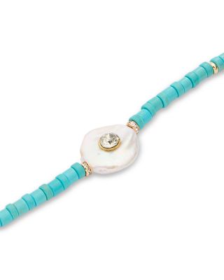 Blue Bead Evil Eye Pendant Necklace, 16-19" - Exclusive