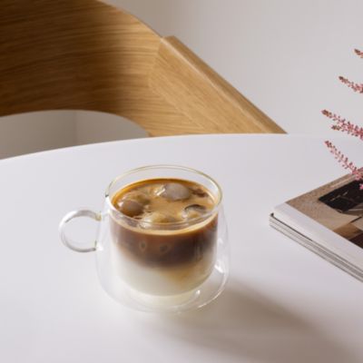 Artesano Hot and Cold Beverages Insulated Cappuccino Glass, Set of 2