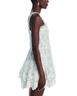 Flutter Trim Mini Dress - Exclusive