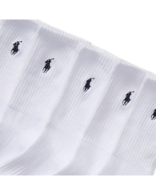 Boys' Performance Cushioned Crew Socks, Pack of 6 - Little Kid, Big Kid