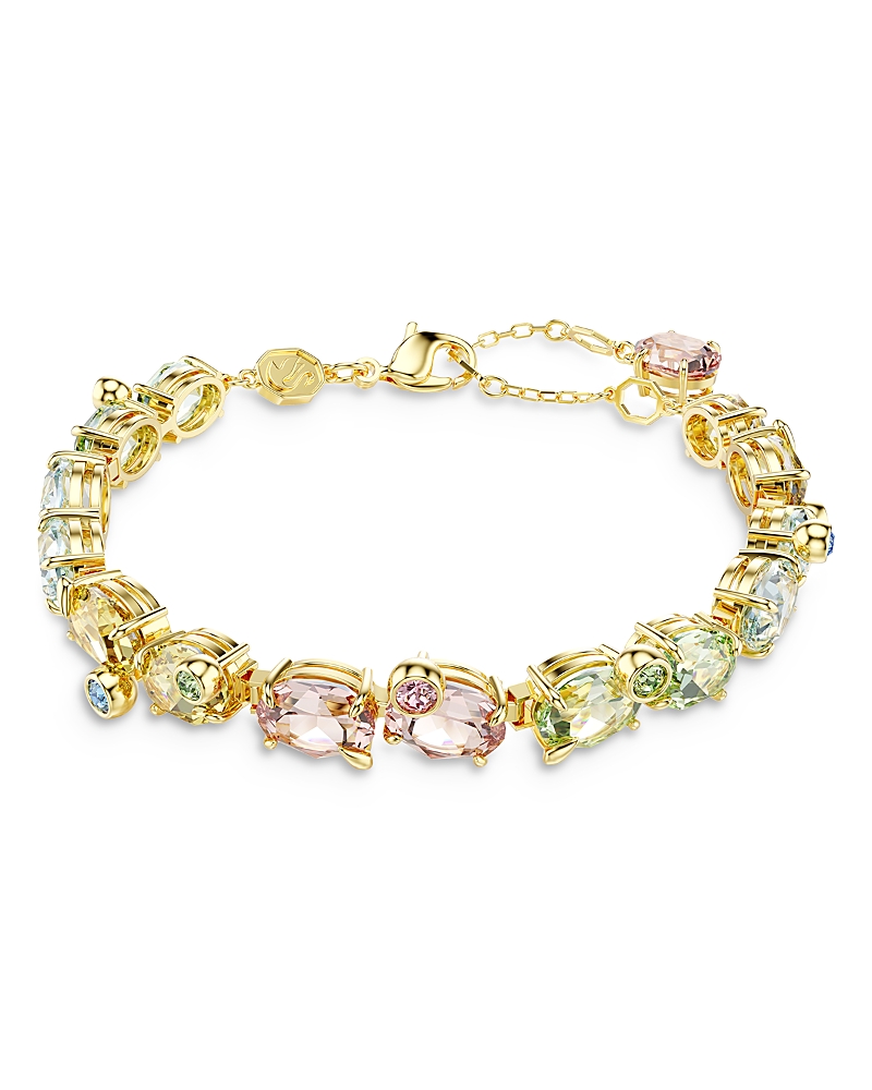 Swarovski Gema Mixed Cut Multicolor Crystal Tennis Bracelet
