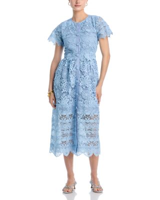 Waimari - Hibiscus Lace Dress