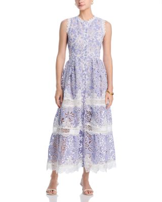 Gaia Eyelet Embroidered Dress