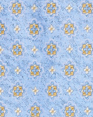 Woven Geometric Floral Silk Tie - Exclusive