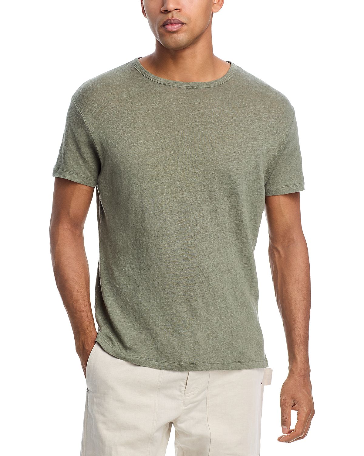 Alex Crane Sun Regular Fit Linen Tee