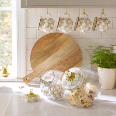 Sweets Jar with Mocha Check Lid