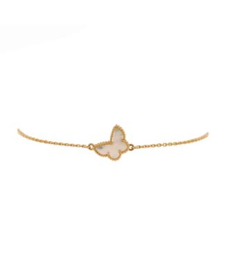 Sweet Alhambra Butterfly Bracelet 18K Gold and Mother of Pearl