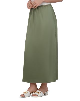 Satin A Line Skirt