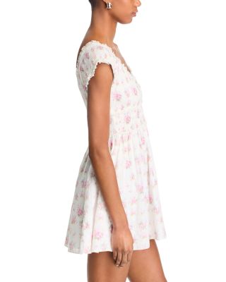 Siona Floral lace Trim Dress