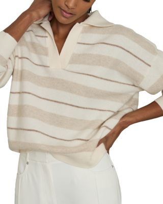 REISS - Sami Wool Blend Polo Sweater