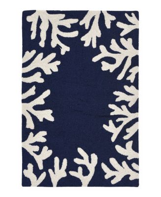 Liora Manne Capri Coral Border Area Rug, 1'8" x 2'6"