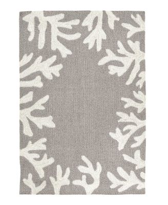 Liora Manne Capri Coral Border Area Rug, 1'8" x 2'6"