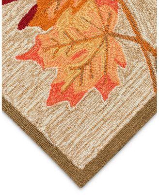 Liora Manne Ravella Falling Leaves Border Area Rug, 5' x 7'6"