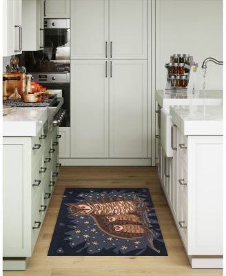 Liora Manne Frontporch Owl Family Area Rug, 1'8" x 2'6"