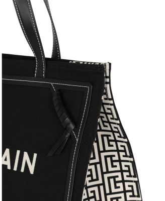  Women's B-Army 42 Monogram Canvas and Leather Tote Bag