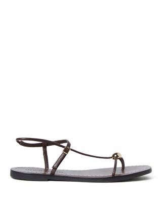 Women&#39;s Strappy Embellished Thong Sandals