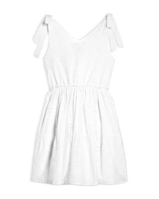 Girls' Eyelet Mini Dress, Big Kid - Exclusive