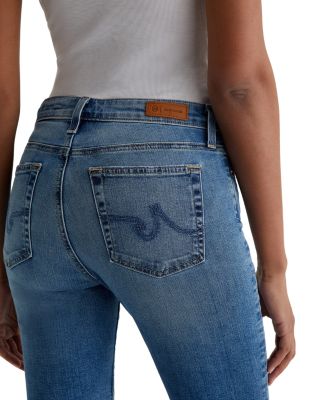 Mari Mid Rise Crop Straight Leg Jeans in 13 Years Reign