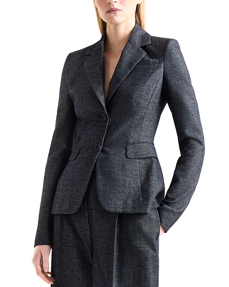 Altuzarra Blazer Fenice Aus Baumwolle Und Seide In Nightfall