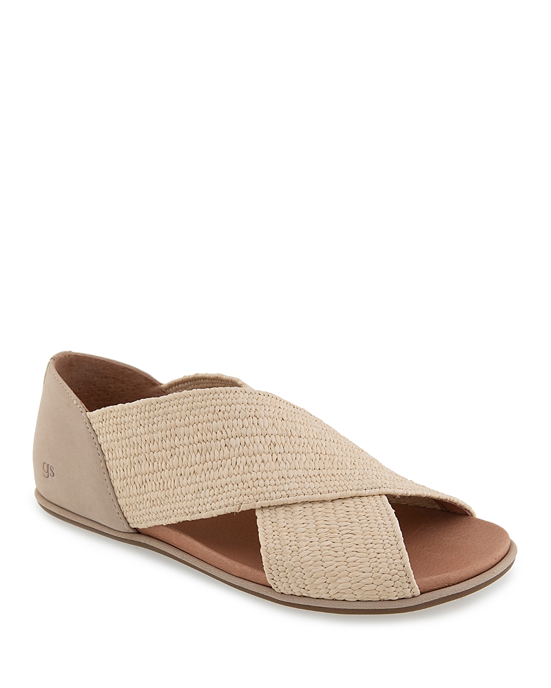 Gentle Souls By Kenneth Cole Women's Laniey Slip On Crisscross Sandals